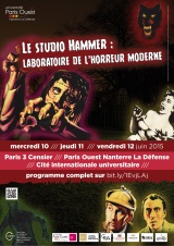 Le Studio Hammer : laboratoire de l’horreur moderne. 10-11-12 juin à Paris